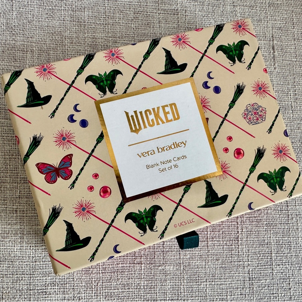 Vera Bradley Wicked Themed Note Cards